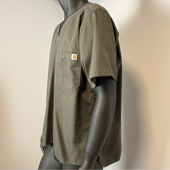 ⚪️ Carhartt Men's Ripstop Utility Scrub Top - Picture 3 of 11